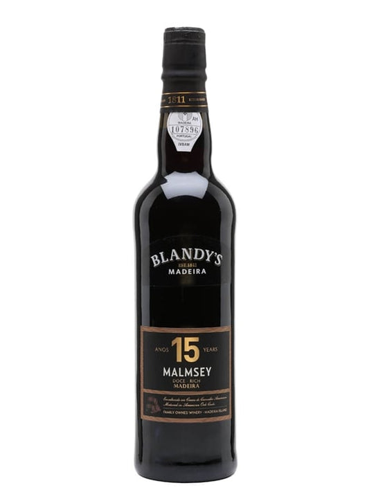 Blandy's 15 Year Old Malmsey Madeira 500ML