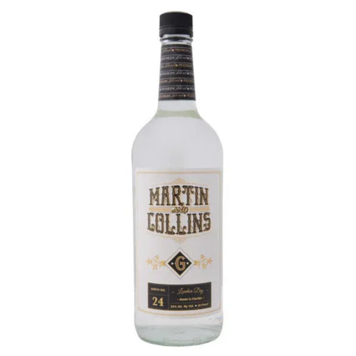 Martin & Collins Fermented Gin 24% Glass 750 ML