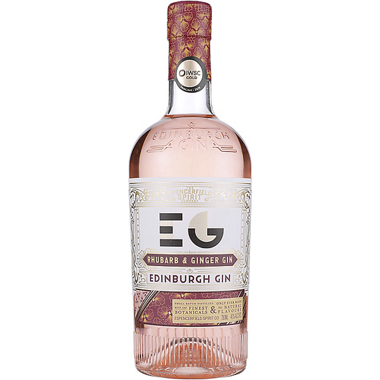 Edinburgh Gin Rhubarb & Ginger Flavored Gin Small Batch 750ML