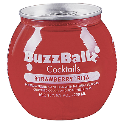 Buzzballz Strawberry Margarita 30 200ML  (3 Units/Pack)