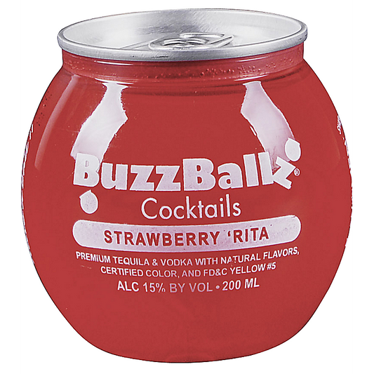 Buzzballz Strawberry Margarita 30 200ML  (3 Units/Pack)