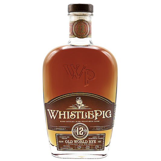 Whistlepig Straight Rye Whiskey Old World 12 Yr 86