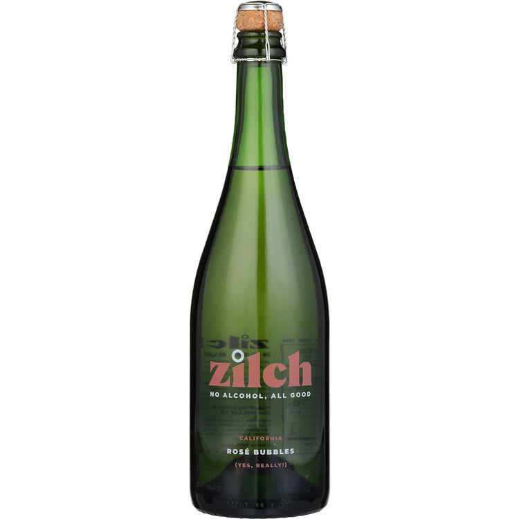 Zilch Rose Bubbles California Non Alcoholic 750ML