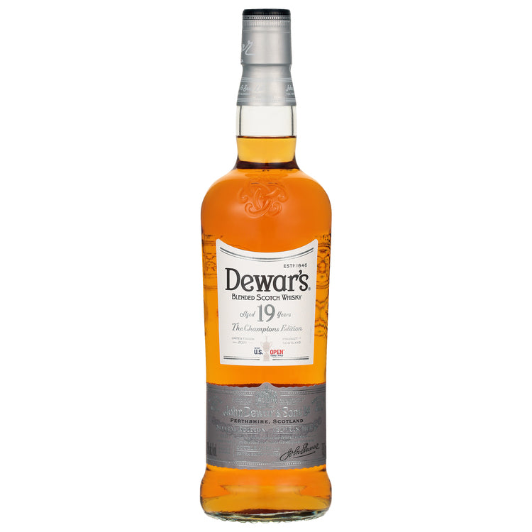 DEWAR'S BLENDED SCOTCH THE CHAMPIONS EDITION U.S. OPEN LIMITED EDITION 19 YR 86 750ML