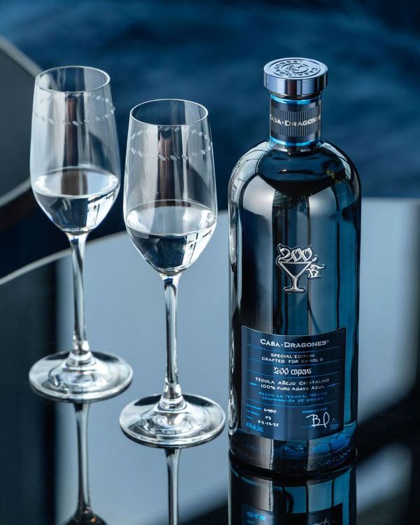 Casa Dragones Tequila Anejo Cristalino Special Edition 200 Copas Karol G 80 750ML