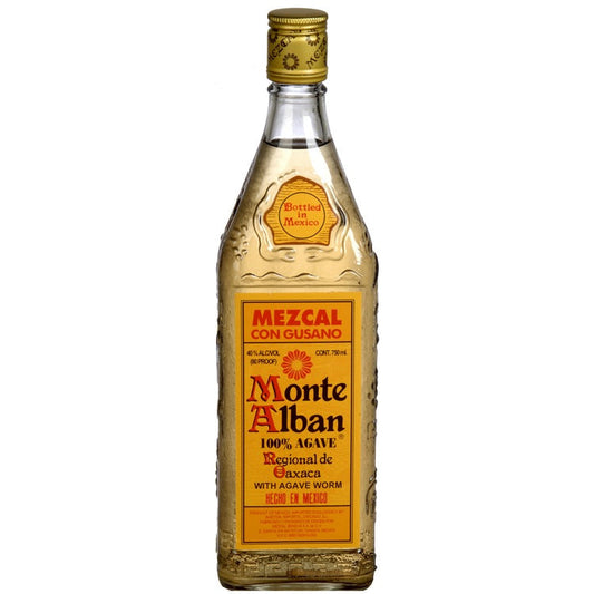 Monte Alban Mezcal Con Gusano 80 750ML