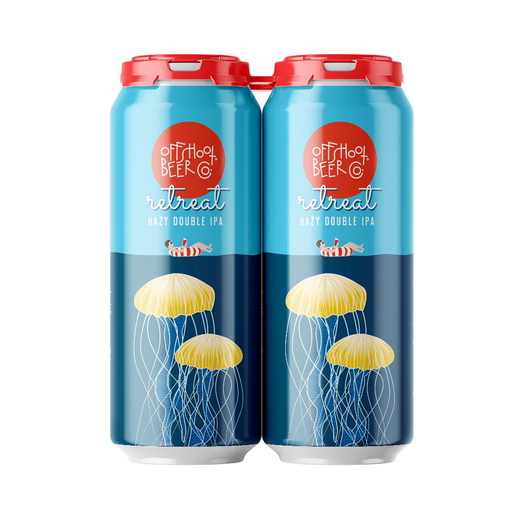 Offshoot Retreat Hazy Double IPA Can 6/4PK 16Z