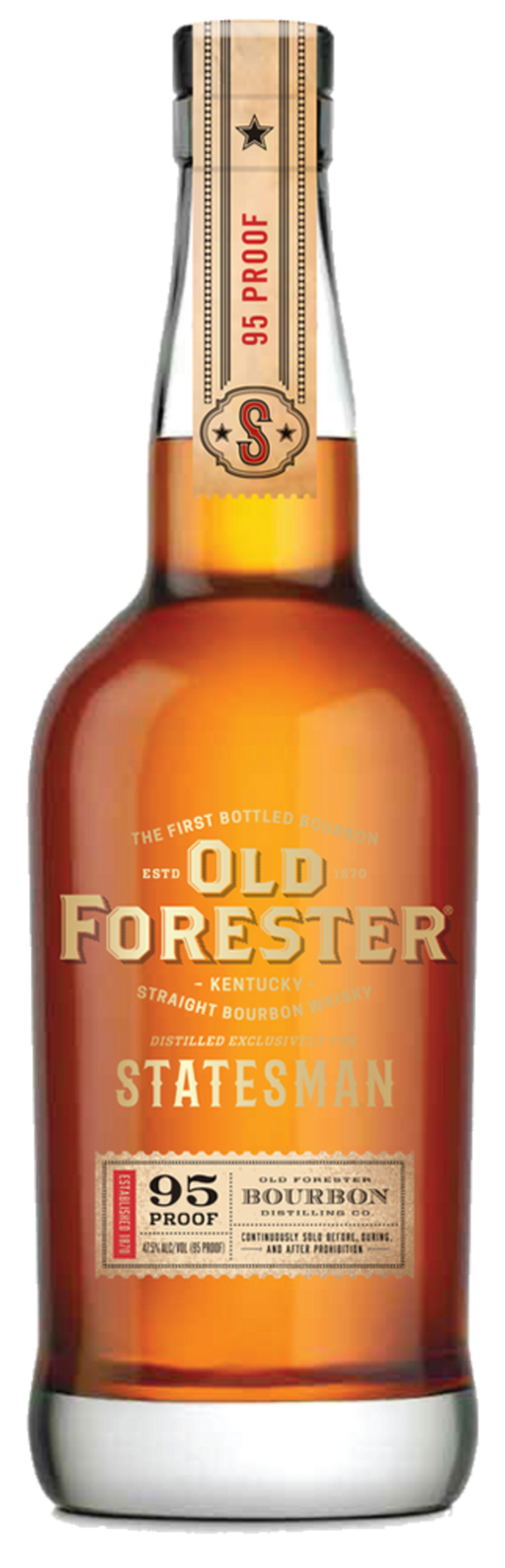 Old Forester Statesman Kentucky Straight Bourbon Whisky 750mL