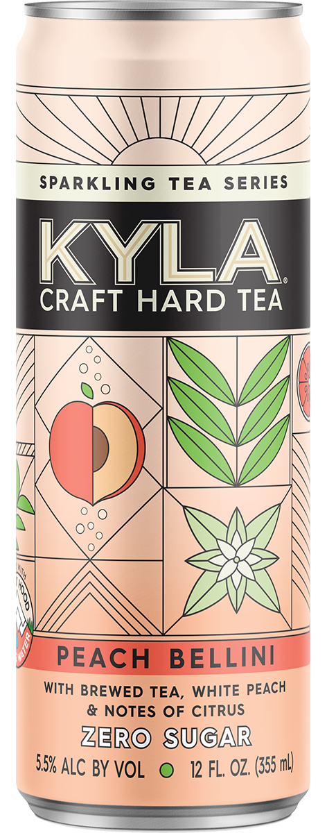 Kyla Hard Tea Peach Bellini Can 4/6P 12Z