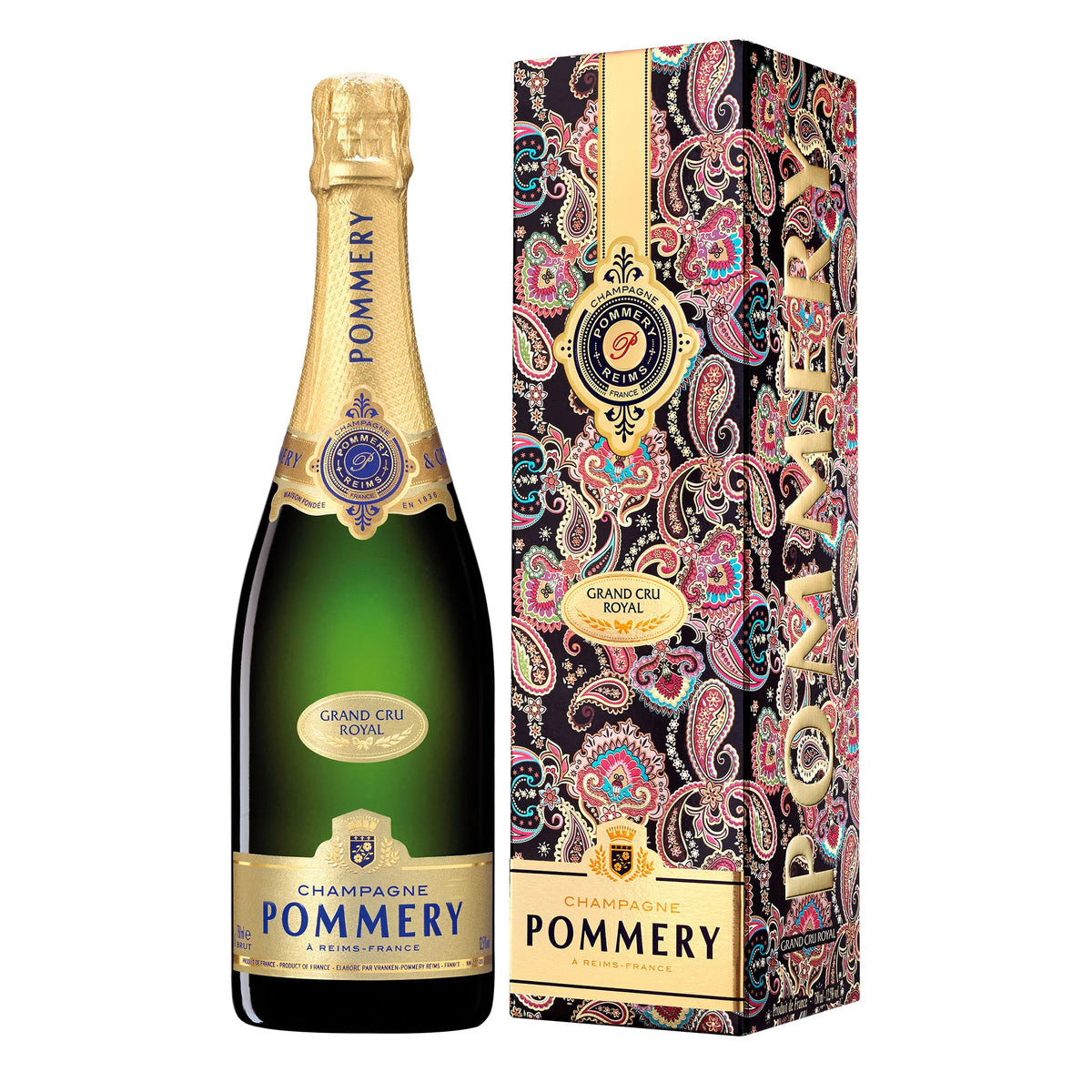 Pommery Champagne Brut Millesime Grand Cru 2009 W/ Gift Box 750ML