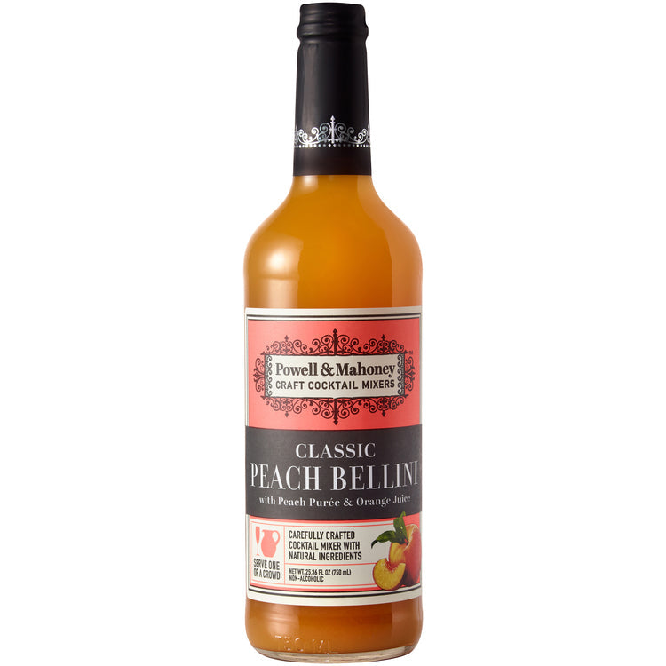 POWELL & MAHONEY LIMITED PEACH BELLINI MIX 750ML