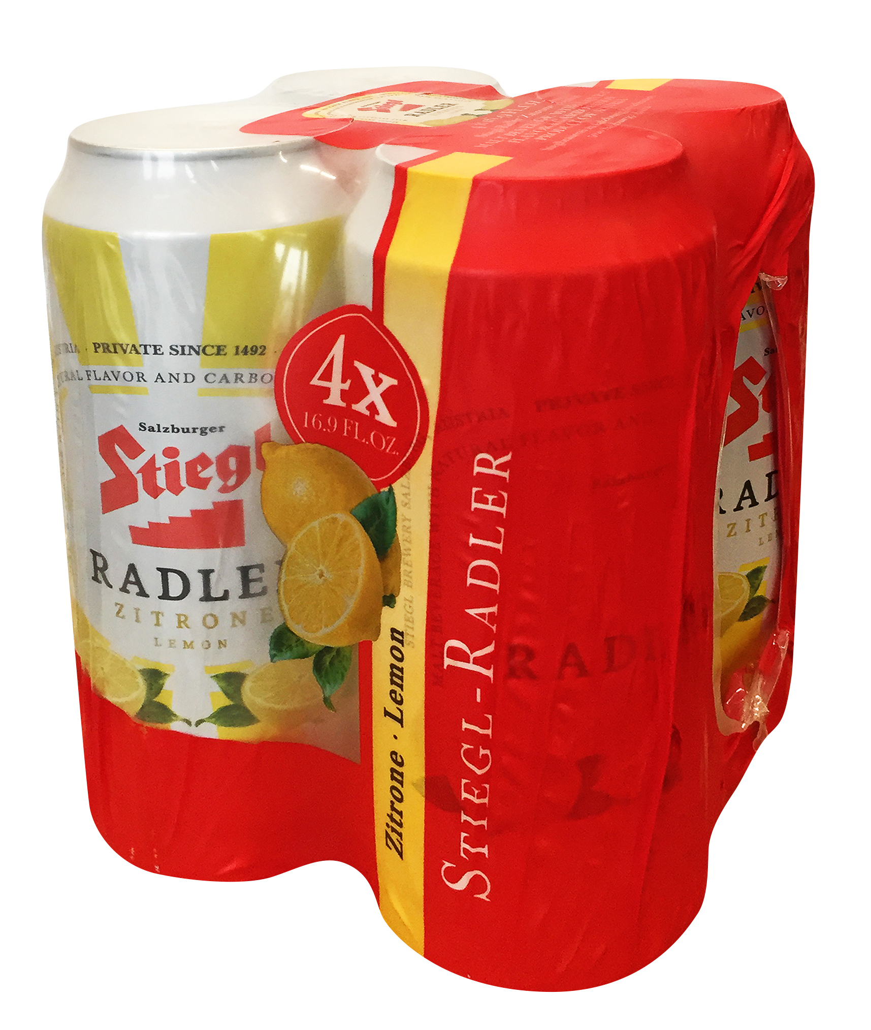 Stiegl Lemon Radler Can 6/4PK 16.9Z