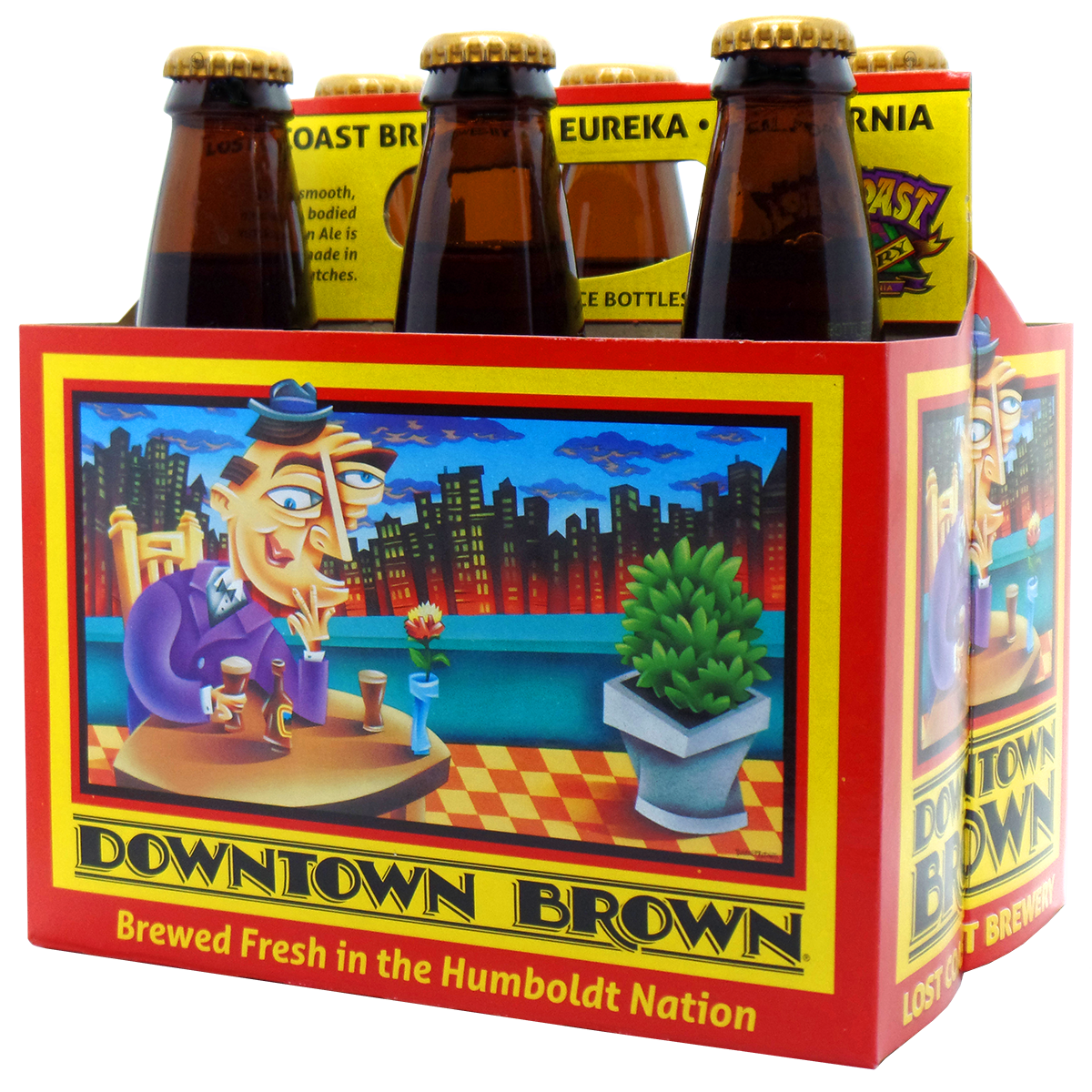 Lost Coast Downtown Brown 4/6PK 12Z