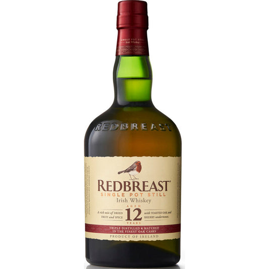 Redbreast Single Pot Still Irish Whiskey 12 Year 80 Proof 750ML