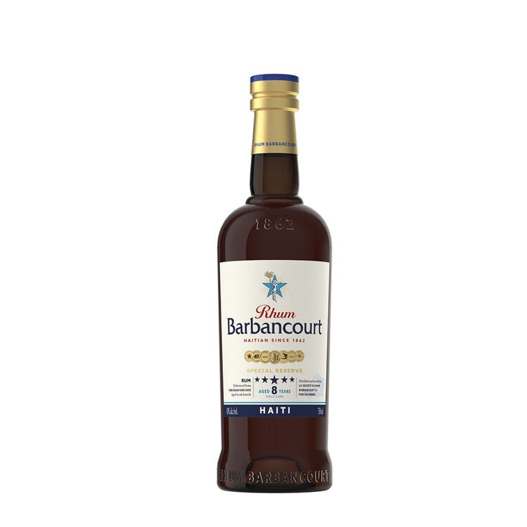 RHUM BARBANCOURT AGED RUM RESERVE SPECIALE FIVE STAR 8 YR 86 750ML