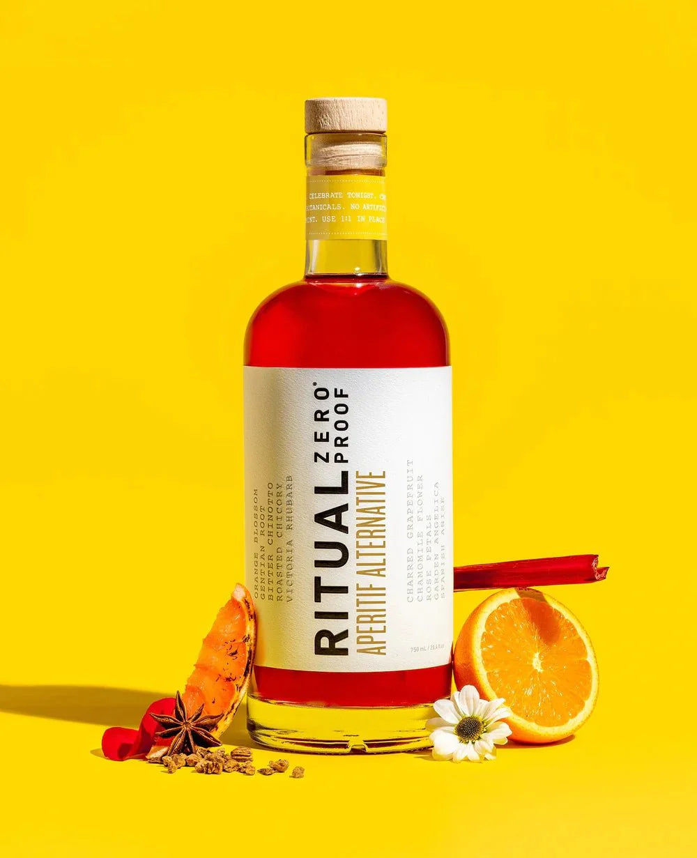 RITUAL ZERO PROOF APERITIF ALTERNATIVE NON-ALCOHOLIC SPIRIT 750ML
