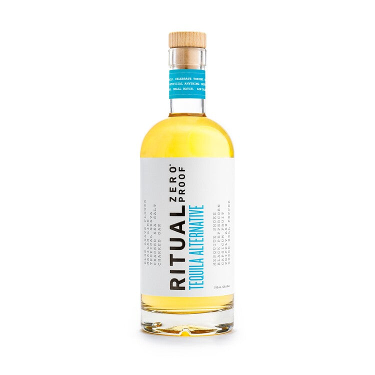 RITUAL ZERO PROOF TEQUILA ALTERNATIVE NON-ALCOHOLIC SPIRIT 750ML