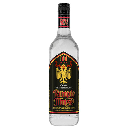 Rumple Minze Peppermint Schnapps 750ML, 100 Proof Peppermint Best Served Ice Cold