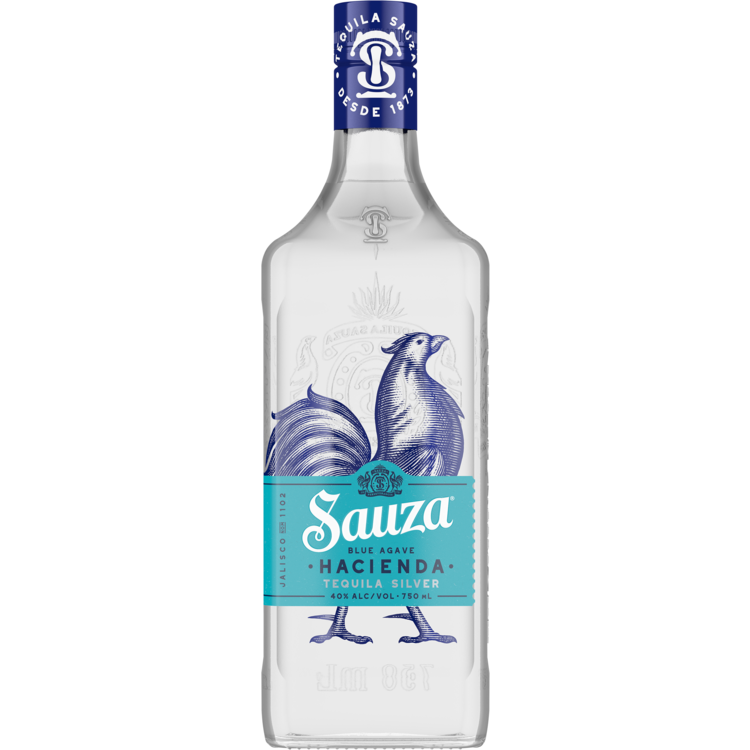 SAUZA HACIENDA TEQUILA SILVER 80 750ML