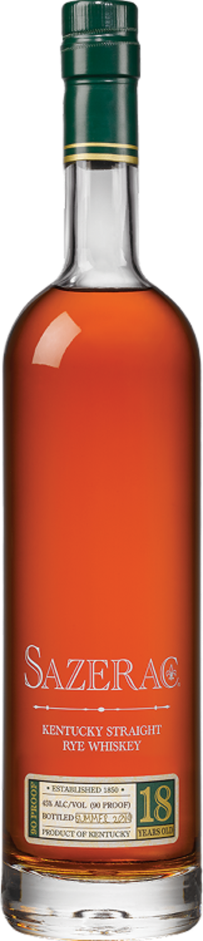 Sazerac 18 Year Old Kentucky Straight Rye Whiskey 2024