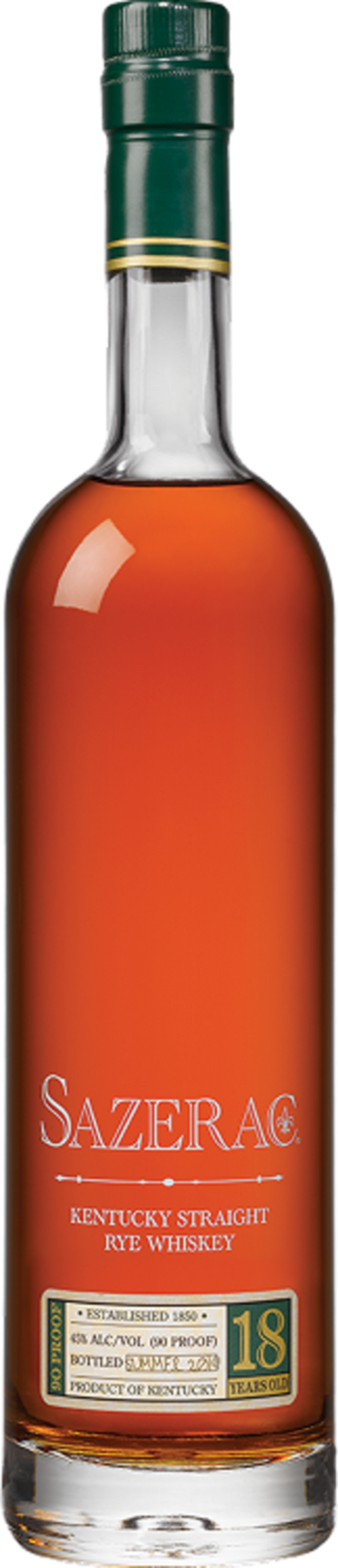 Sazerac 18 Year Old Kentucky Straight Rye Whiskey 2024