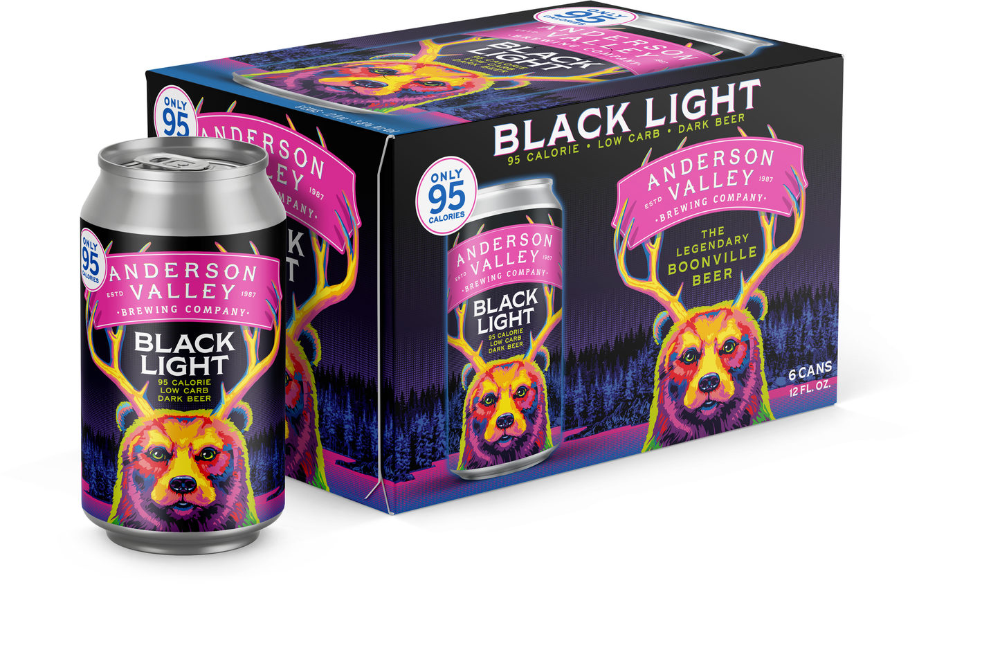 Anderson Valley Black Light Can 4/6PK 12Z