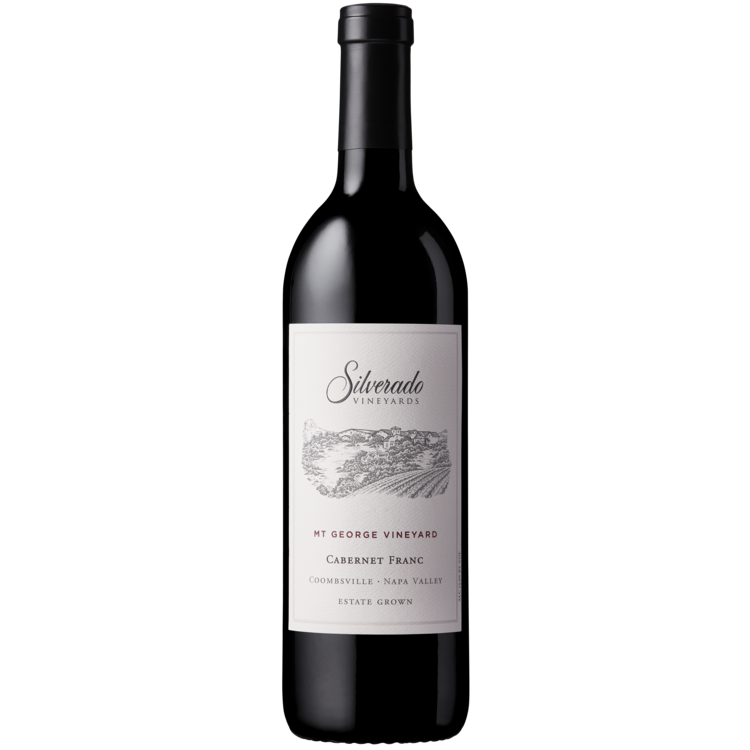 SILVERADO VINEYARDS CABERNET FRANC ESTATE GROWN MT. GEORGE VINEYARD COOMBSVILLE 2017 750ML
