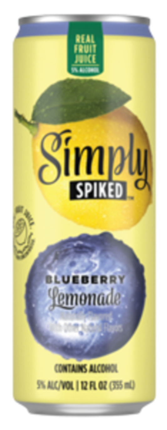 Simply Spiked Blueberry Lemonade