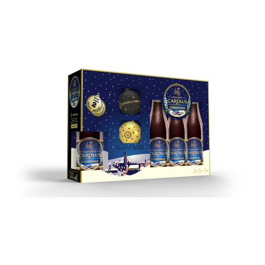Gouden Carolus Christmas Ale Gift Pack with 2 Chalices 4 x 330ML