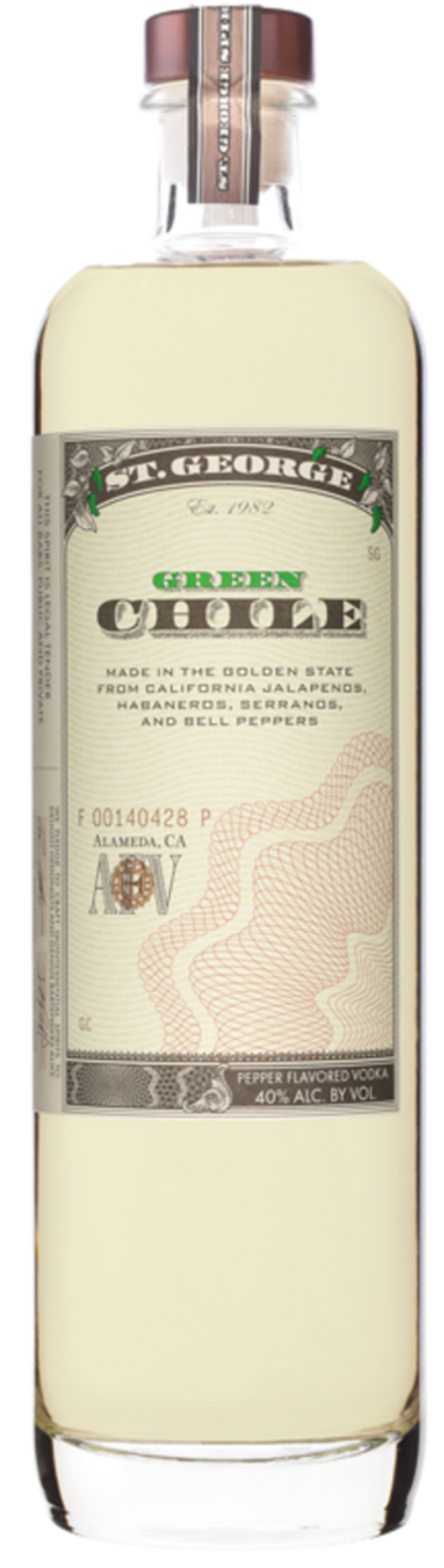 St. George Green Chile Vodka