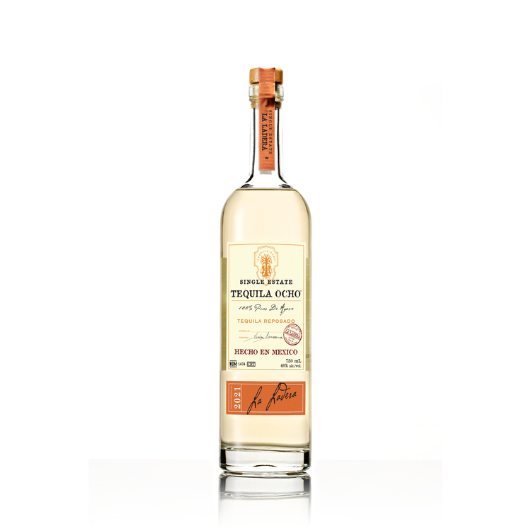 TEQUILA OCHO TEQUILA REPOSADO SINGLE ESTATE LA LADERA 80 750ML
