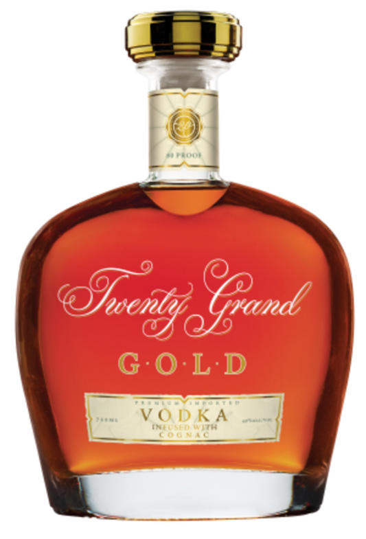 Twenty Grand Gold Vodka Infused With Cognac 750ML