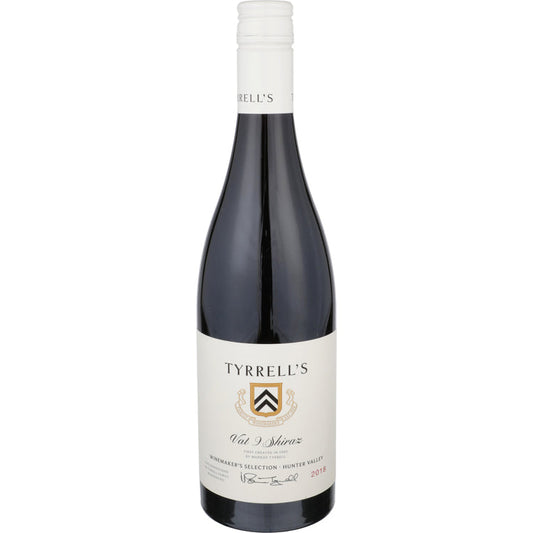 Tyrrell's Wines Vat 9 Shiraz Hunter Valley 2018 750ML, A Benchmark Hunter Valley Shiraz From Australia's Most Historic Wine Family