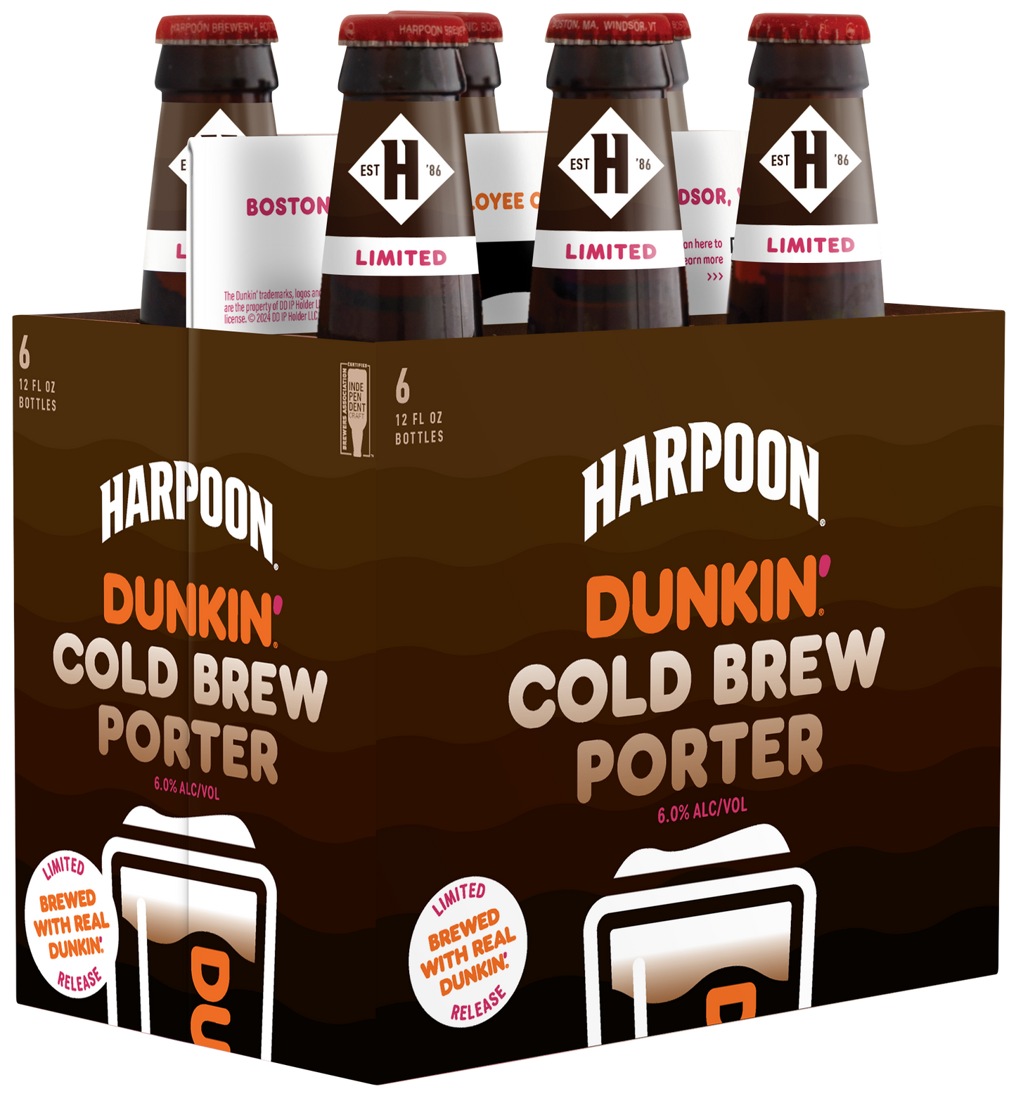 Harpoon Dunkin Coffee Porter 4/6PK 12Z