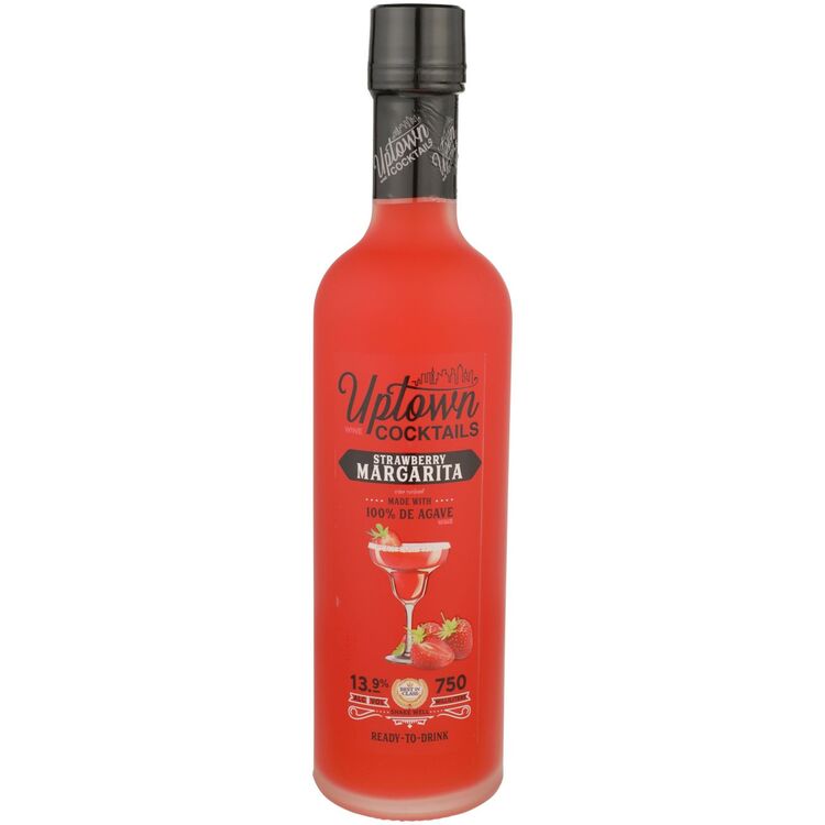 UPTOWN WINE COCKTAILS STRAWBERRY MARGARITA 750ML