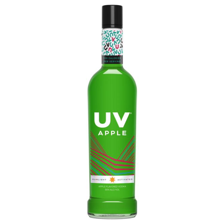UV APPLE FLAVORED VODKA 60 750ML