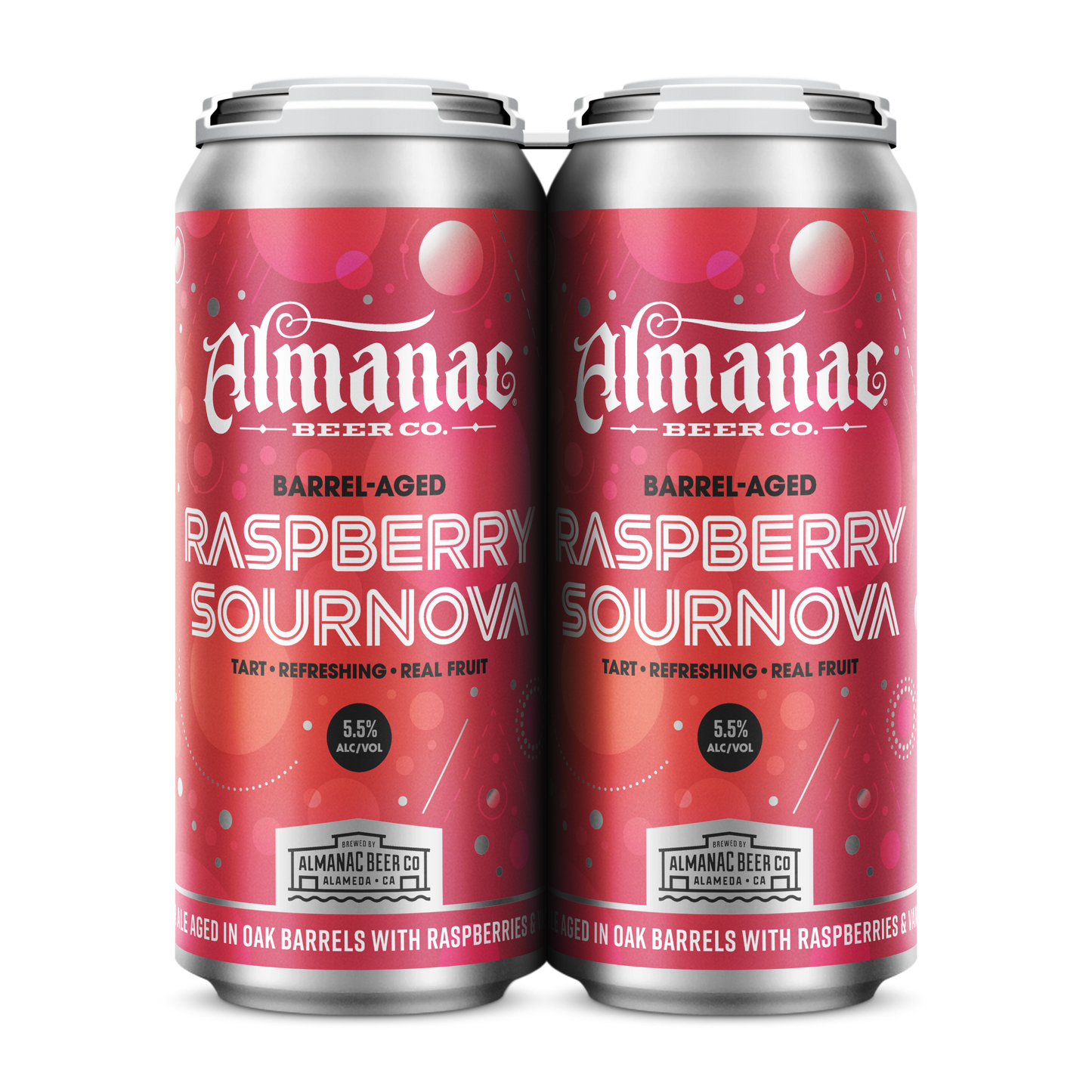 Almanac Raspberry Sournova Can 6/4PK 16Z