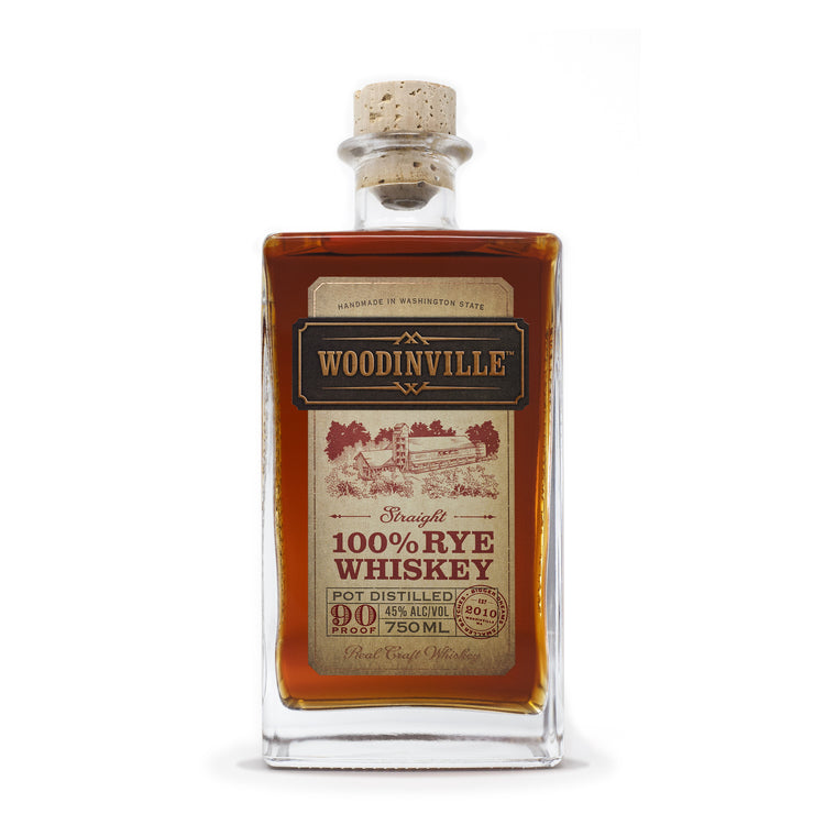 WOODINVILLE WHISKEY CO. STRAIGHT RYE WHISKEY SIGNATURE 90 750ML