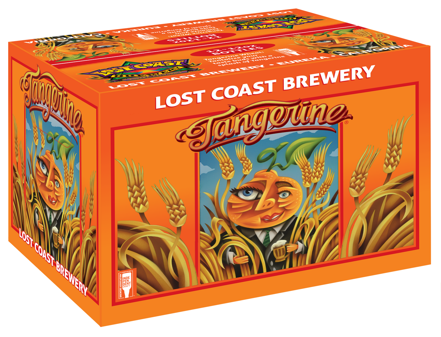 Lost Coast Tangerine Wheat 2/12PK 12Z