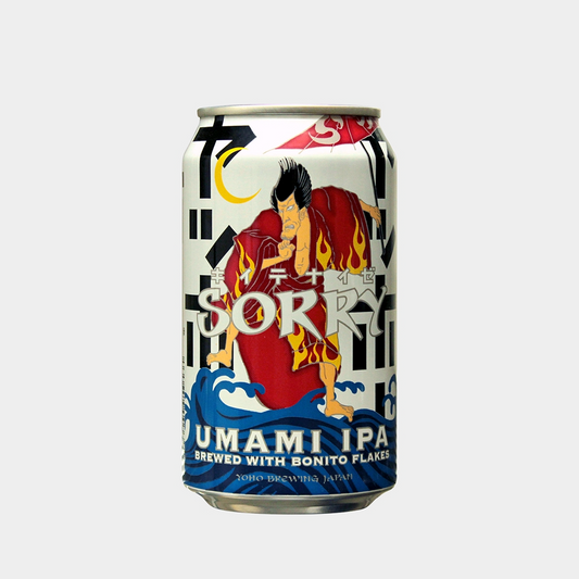 Yoho Brewery Sorry Umami IPA 350 mL Can (24 Pack)