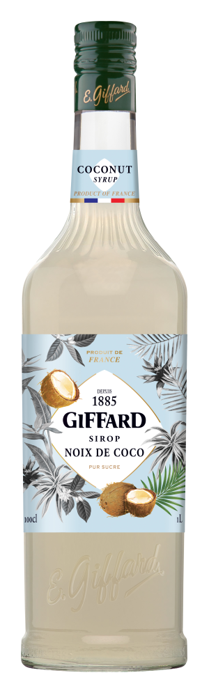 Giffard Sirop Noix de Coco Coconut Syrup 750ml, The Bartender's Secret for Tropical Cocktails