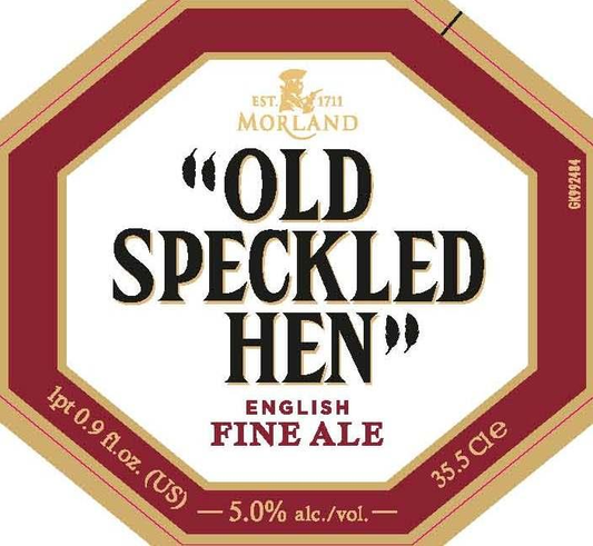 Old Speckled Hen English ale pub cans, 24-pack 14.9 oz