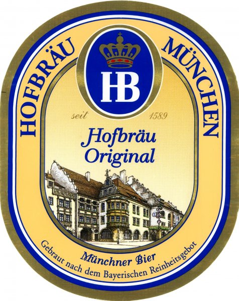 Hofbrau Munchen Original lager, 20-pack 500 ml bottles
