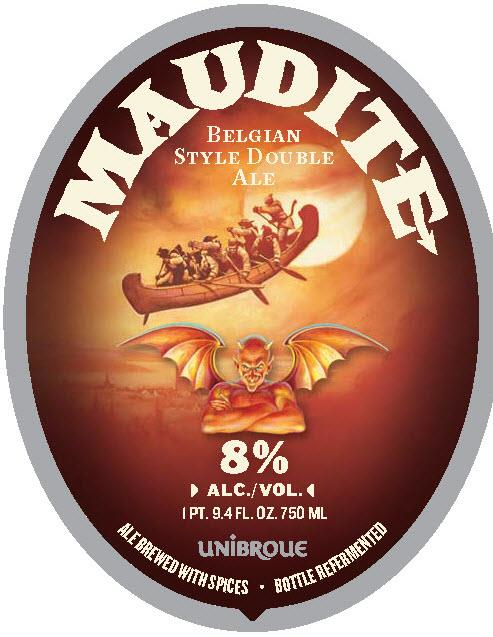 Unibroue Maudite Belgian dubbel, 24-pack 12 oz bottles