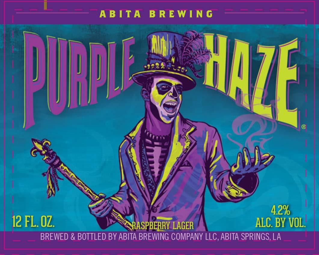 Abita Purple Haze raspberry lager, 24-pack 12 oz bottles