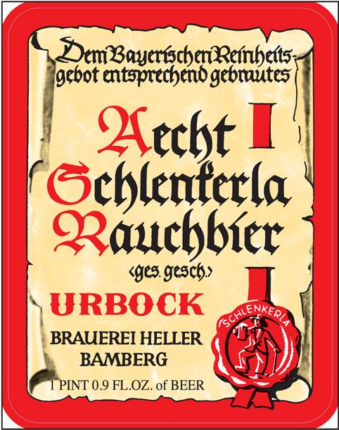 Aecht Schlenkerla Rauchbier Ur-Bock Smoked Beer 20-Pack 500mL, Bamberg's Full-Bodied Fall Smoked Bock