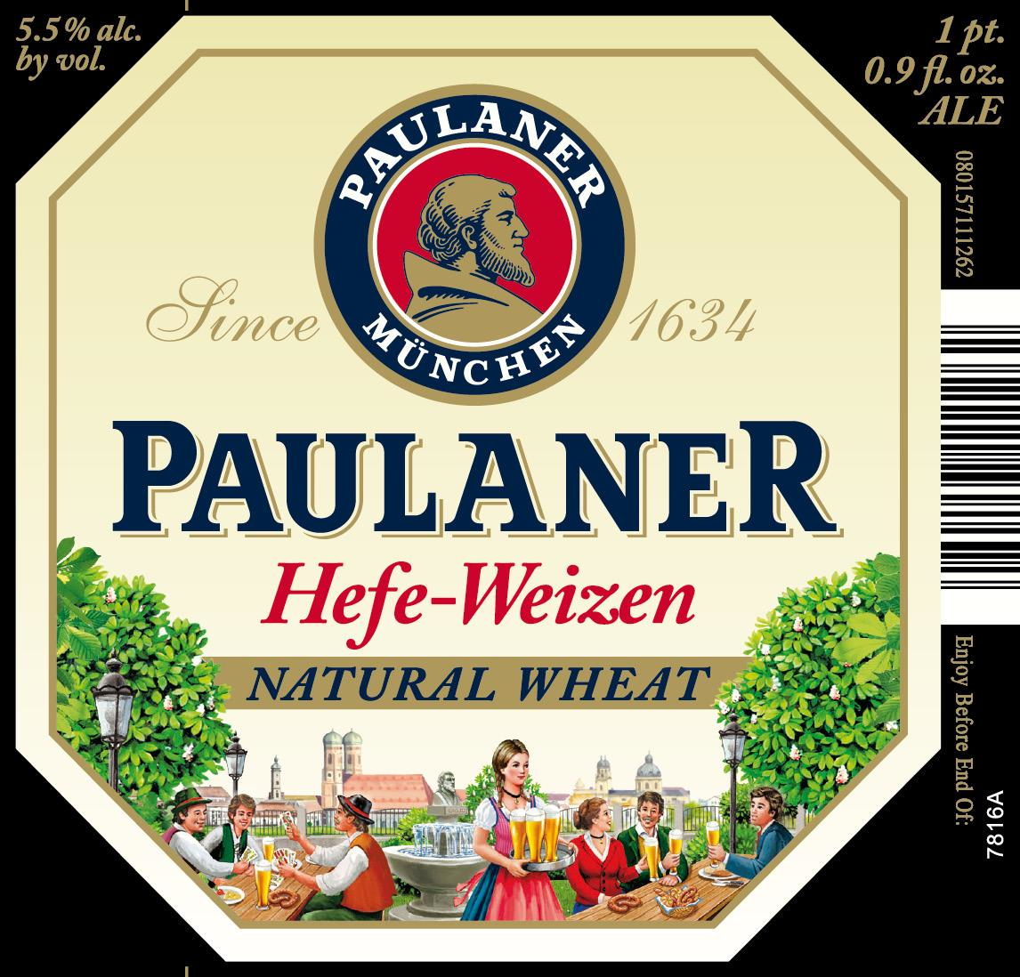 PAULANER HEFE WEIZEN 4/6PK 11.2 oz (24)
