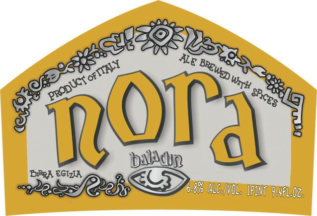 BALADIN NORA ALE (KAMUT, GINGER, MYRRH, ORANGE PEEL) 750 mL (6)