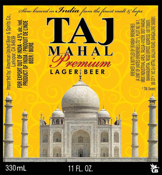 Taj Mahal Indian lager, 12-pack 22 oz bottles