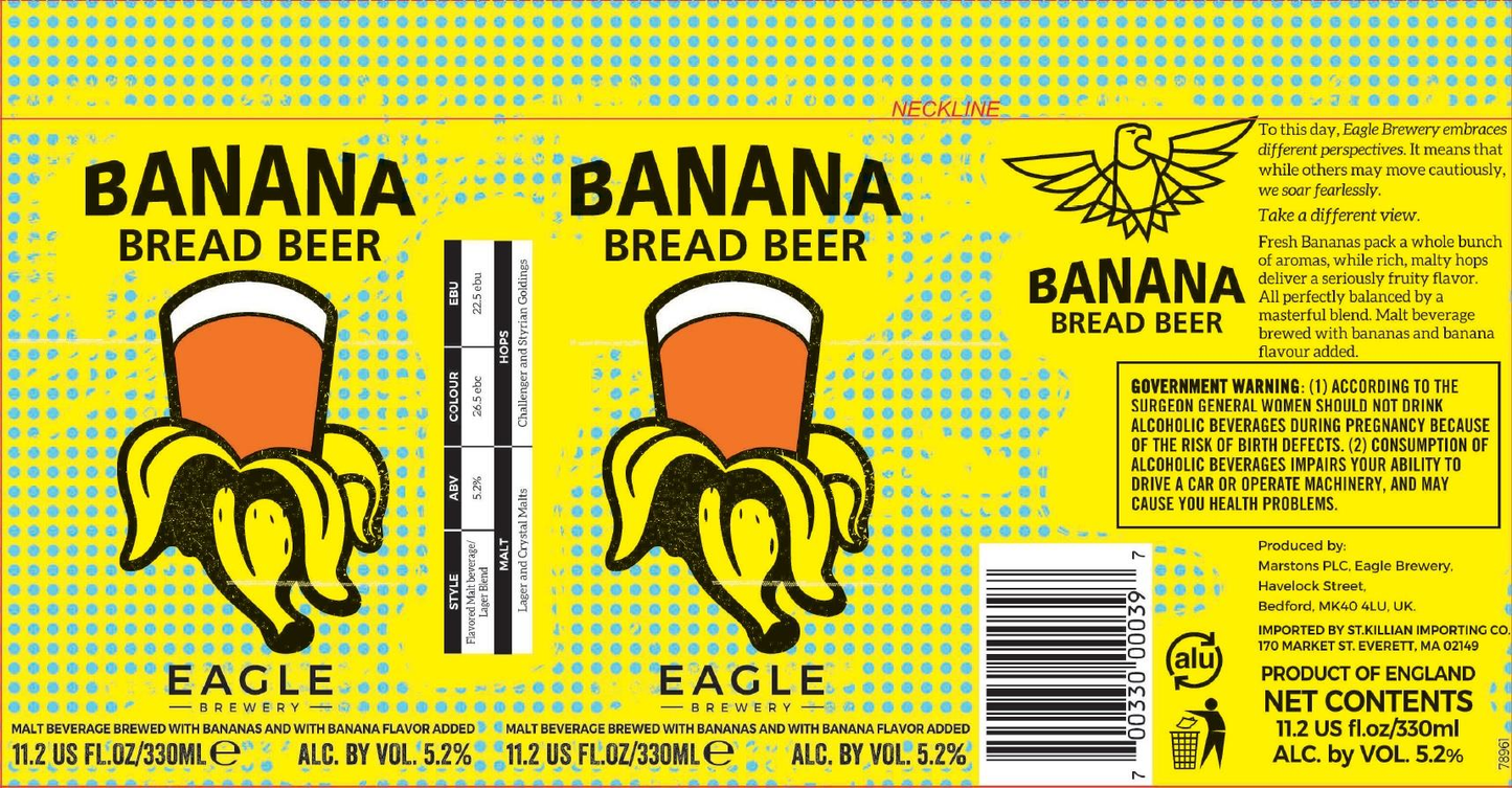 EAGLE-WELLS BANANA BREAD 500 mL (12)